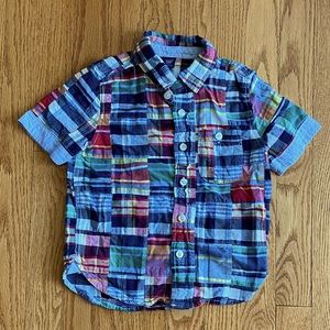 Baby Gap Plaid Button Down Shirt